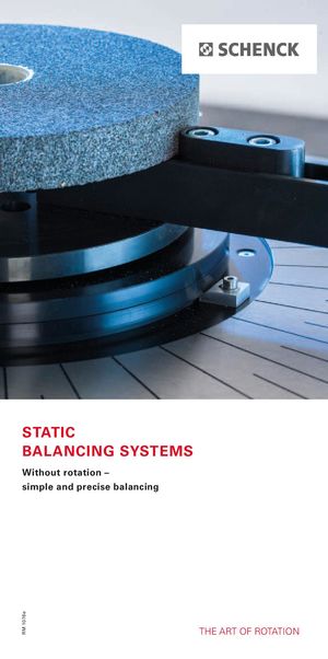 Балансировочные машины SCHENCK серии Static Balancing SyStemS