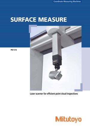 Координатно-измерительные машины MITUTOYO серии Surface Measure PRE1376